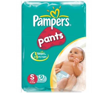 PAMPERS PANTS SMALL 4-8KG 16 PADS